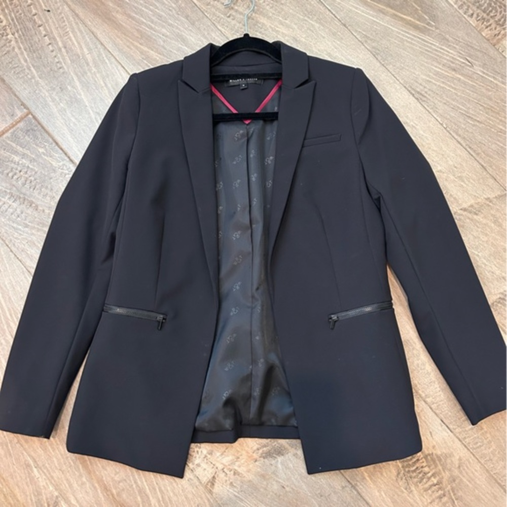 Willow & Thread (Reitmans) black blazer with skirt
